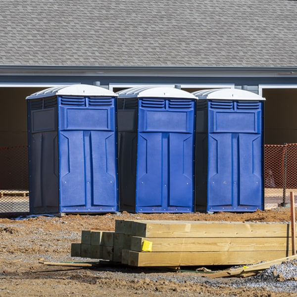 how do you dispose of waste after the portable restrooms have been emptied in Fulton